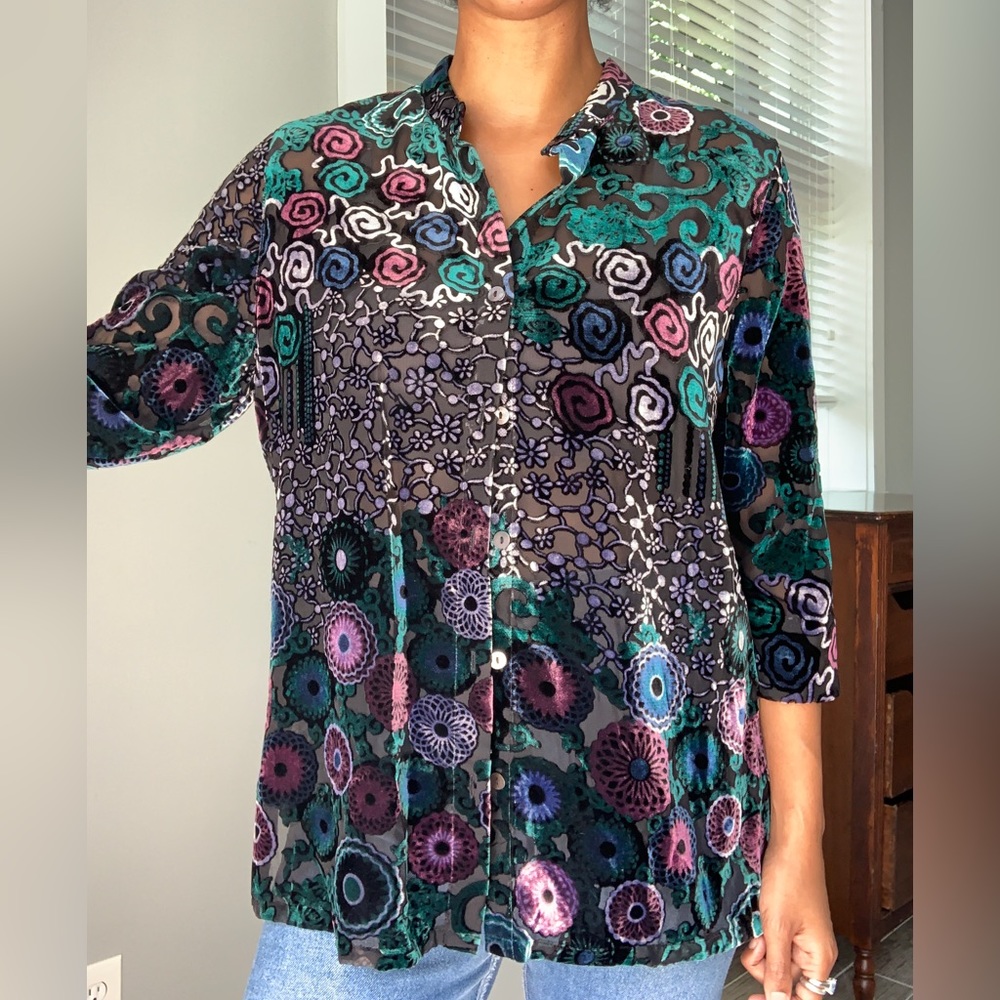 Velvet blouse
